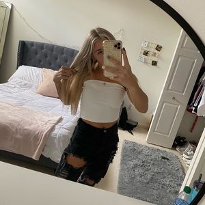 White tube top